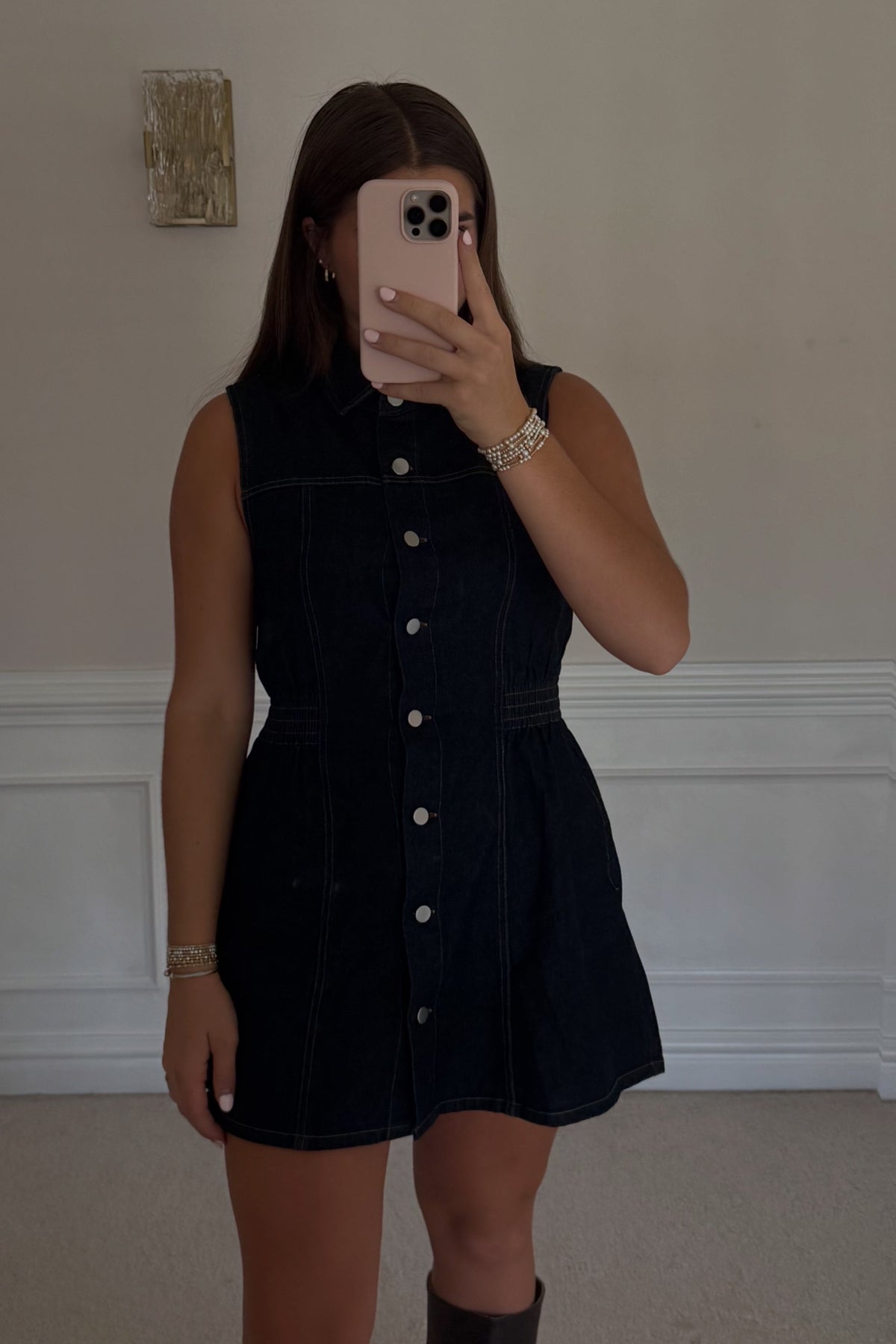 Denim dress