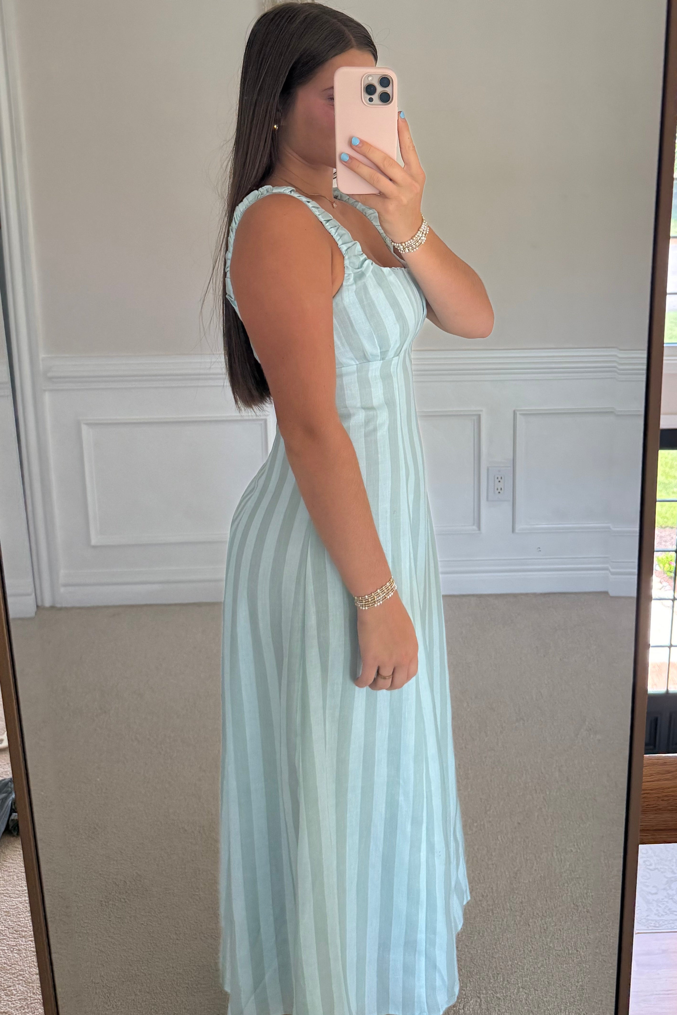 Aqua Maxi dress