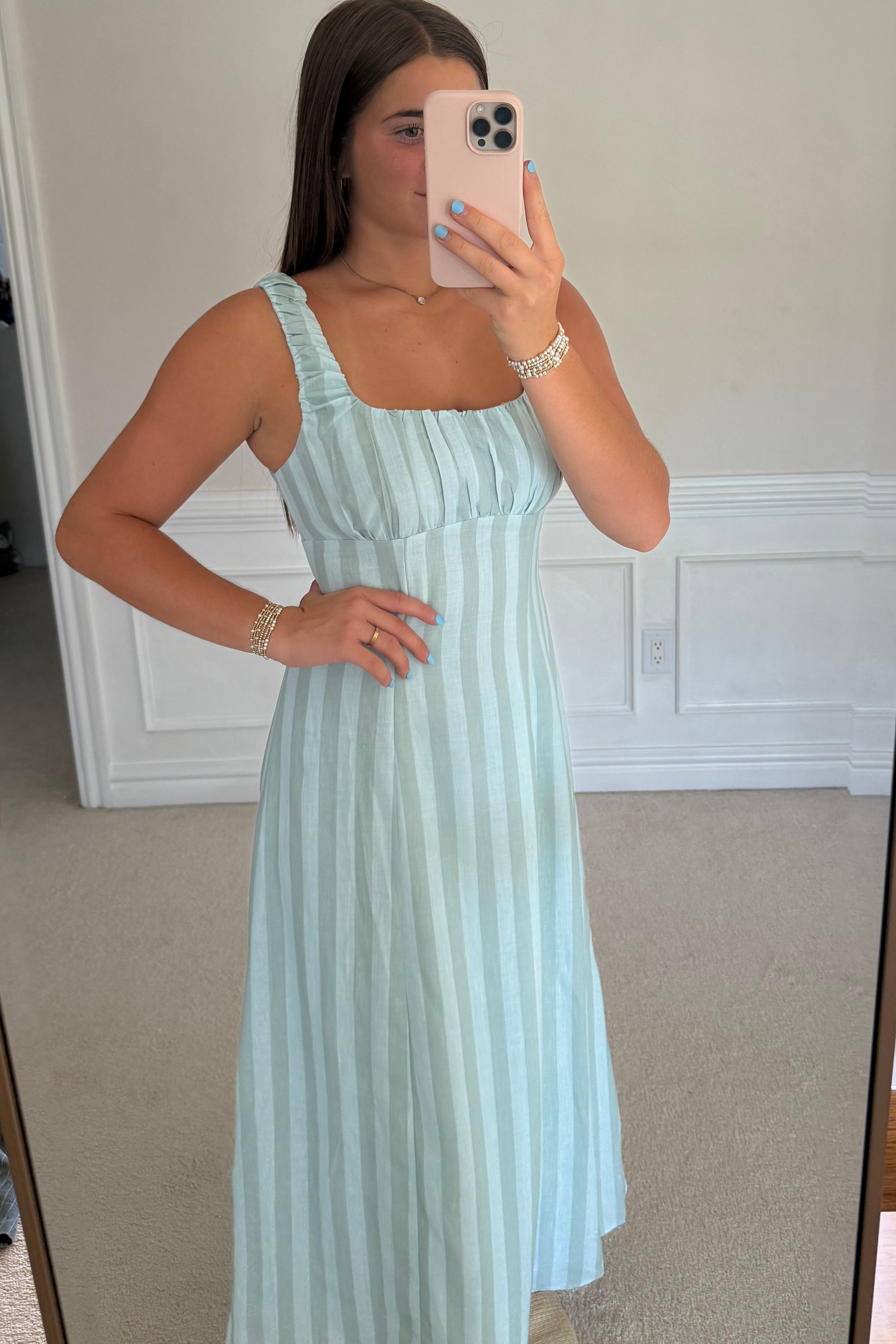 Aqua Maxi dress