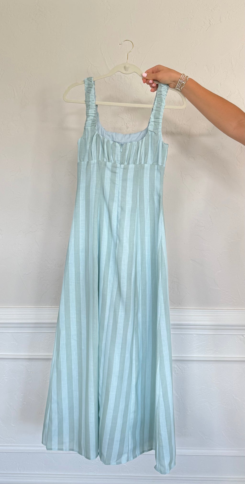 Aqua Maxi dress
