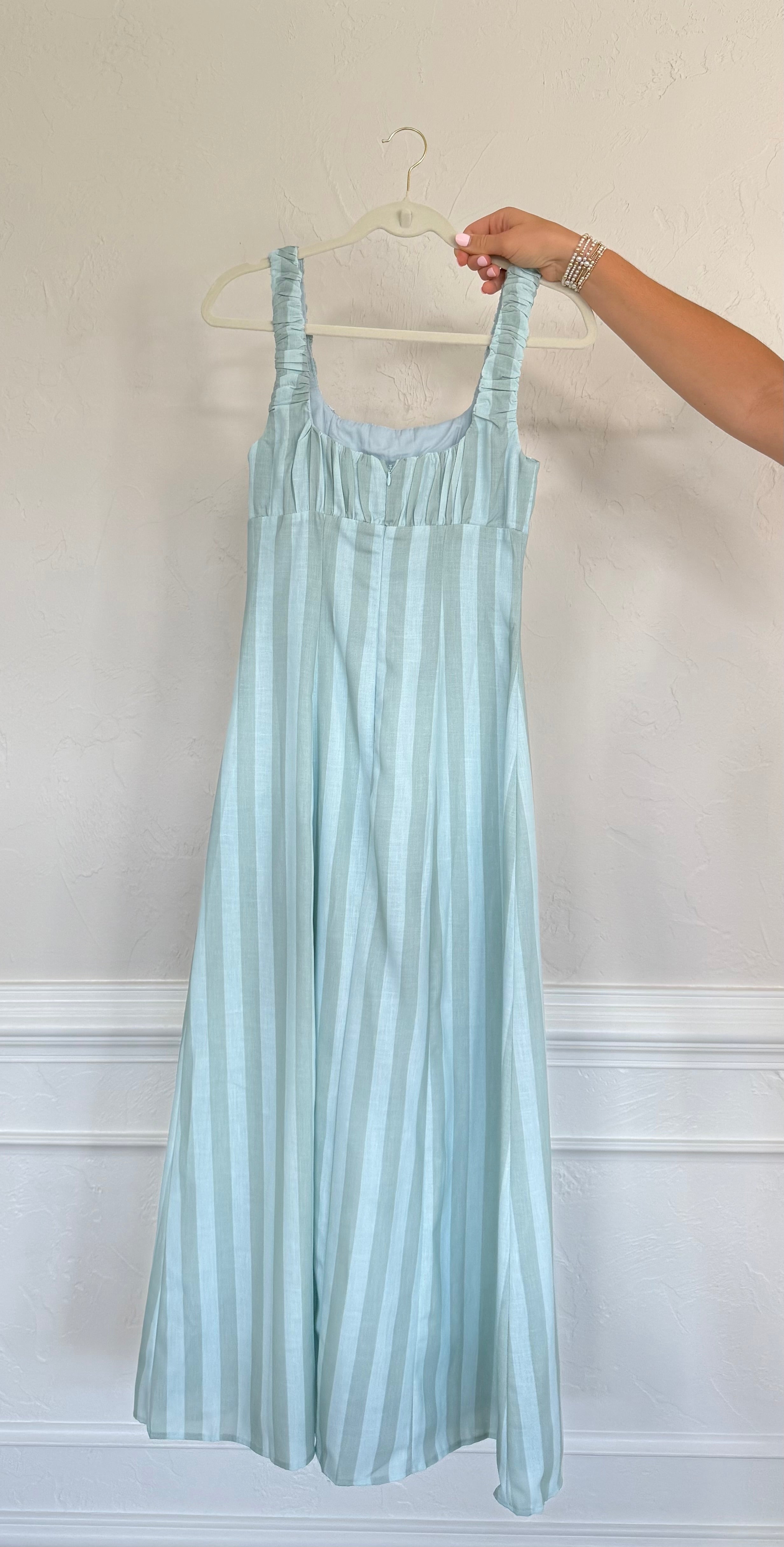 Aqua Maxi dress