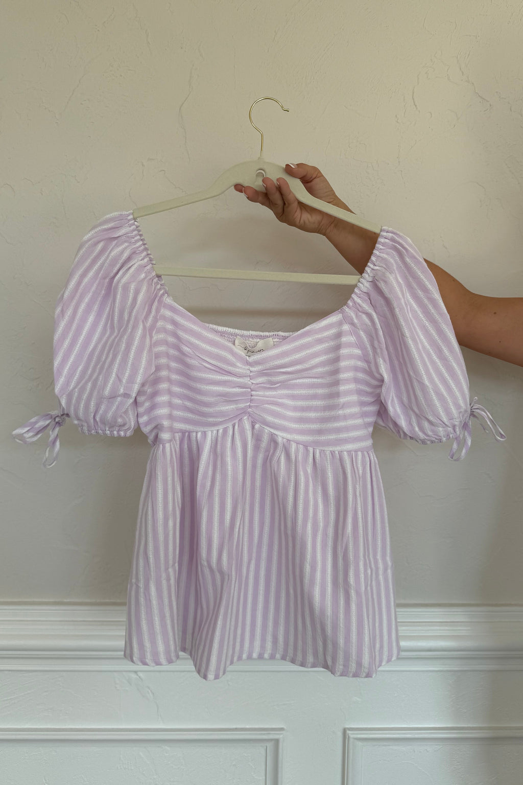 Striped Babydoll Top