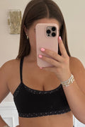 Polka dot sports bra